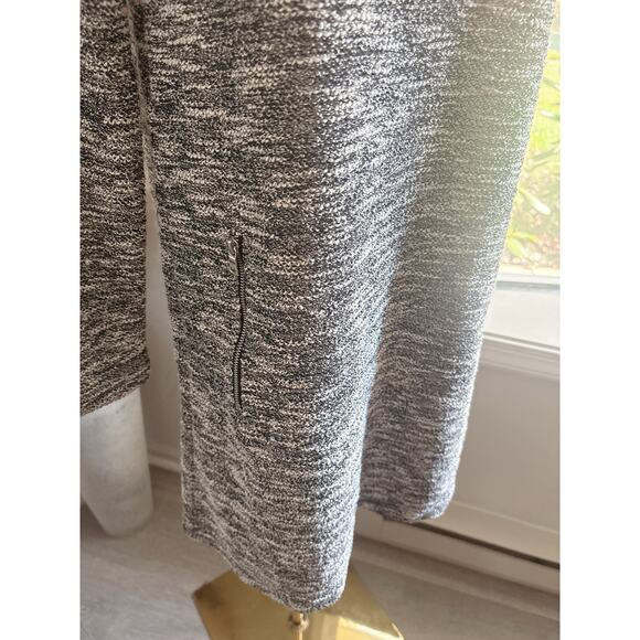 B1G2 FREE 🍁 NWT Gap Boucle Tweed Long Sleeve A Line Dress Medium Zip Pocket - Picture 6 of 10